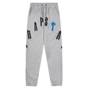 Trapstar Grey Sweatpants With Plush Logo Print
